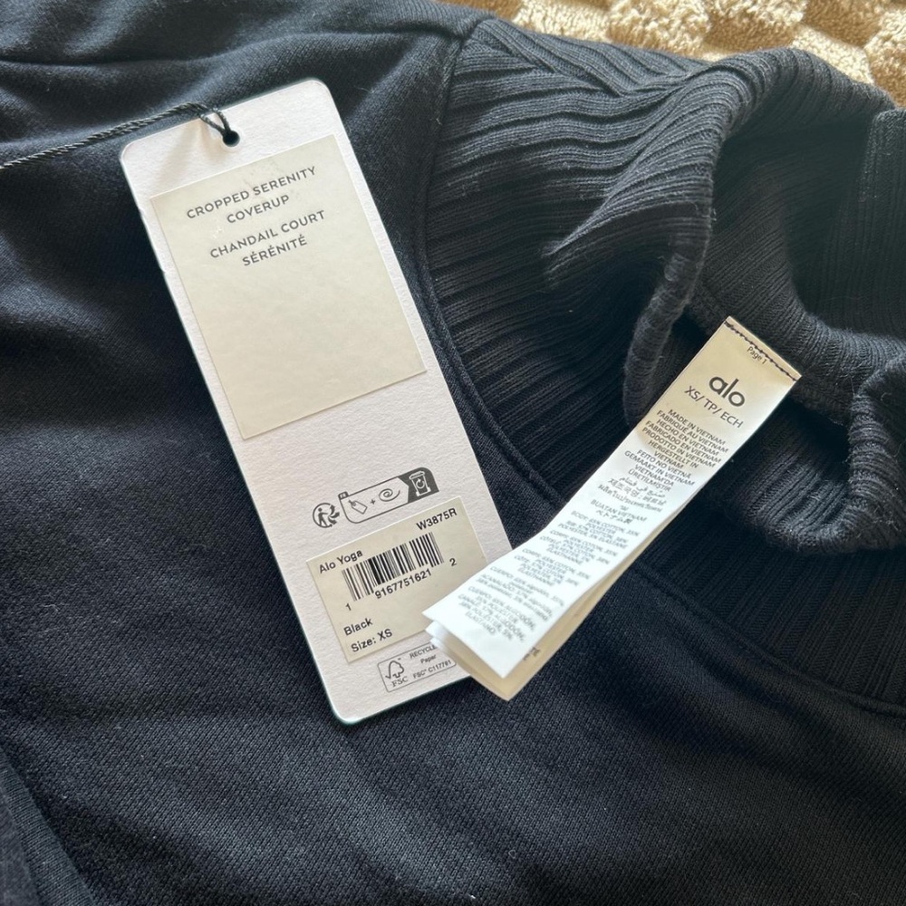 Alo Serenity Cropped Crewneck